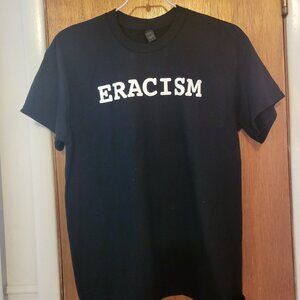 Black crew neck graphic t-shirt, M, NWT